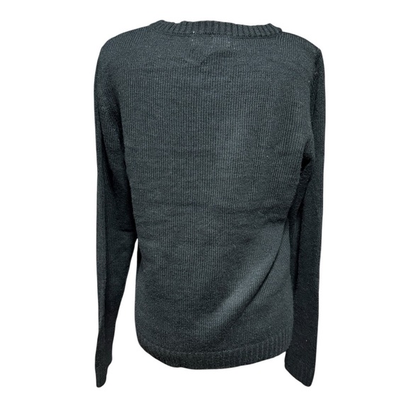 Carolyn Taylor Reindeer Rudolph Christmas Sweater Size Large Novelty Soft Party - Picture 3 of 10